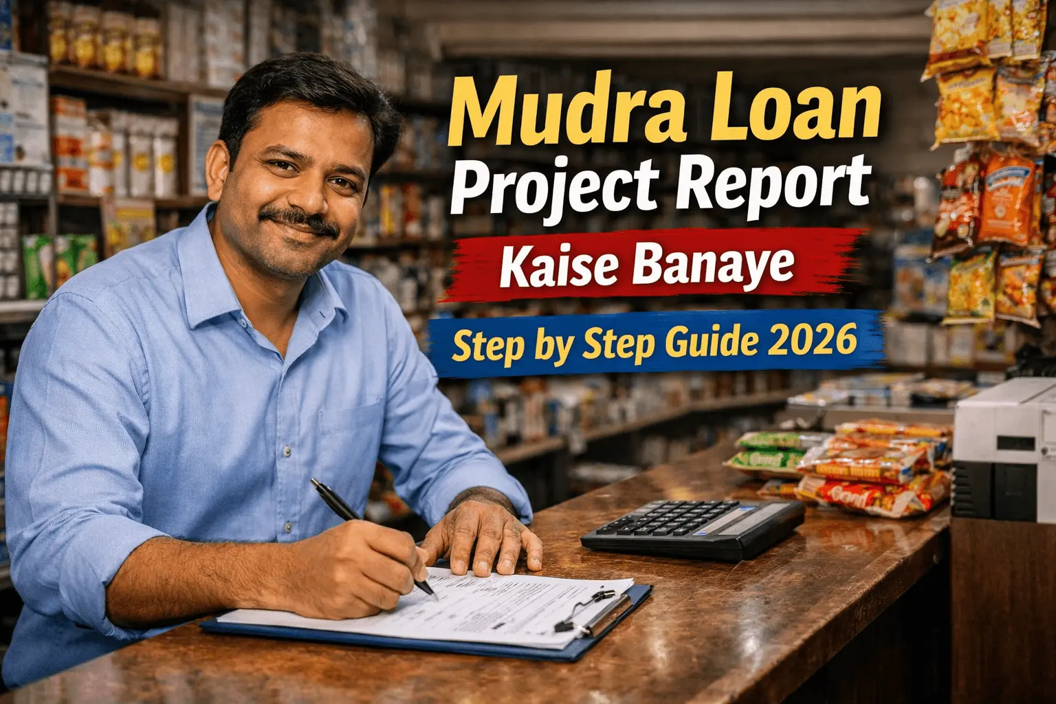 Mudra Loan Project Report Kaise Banaye — Step by Step Guide 2026
