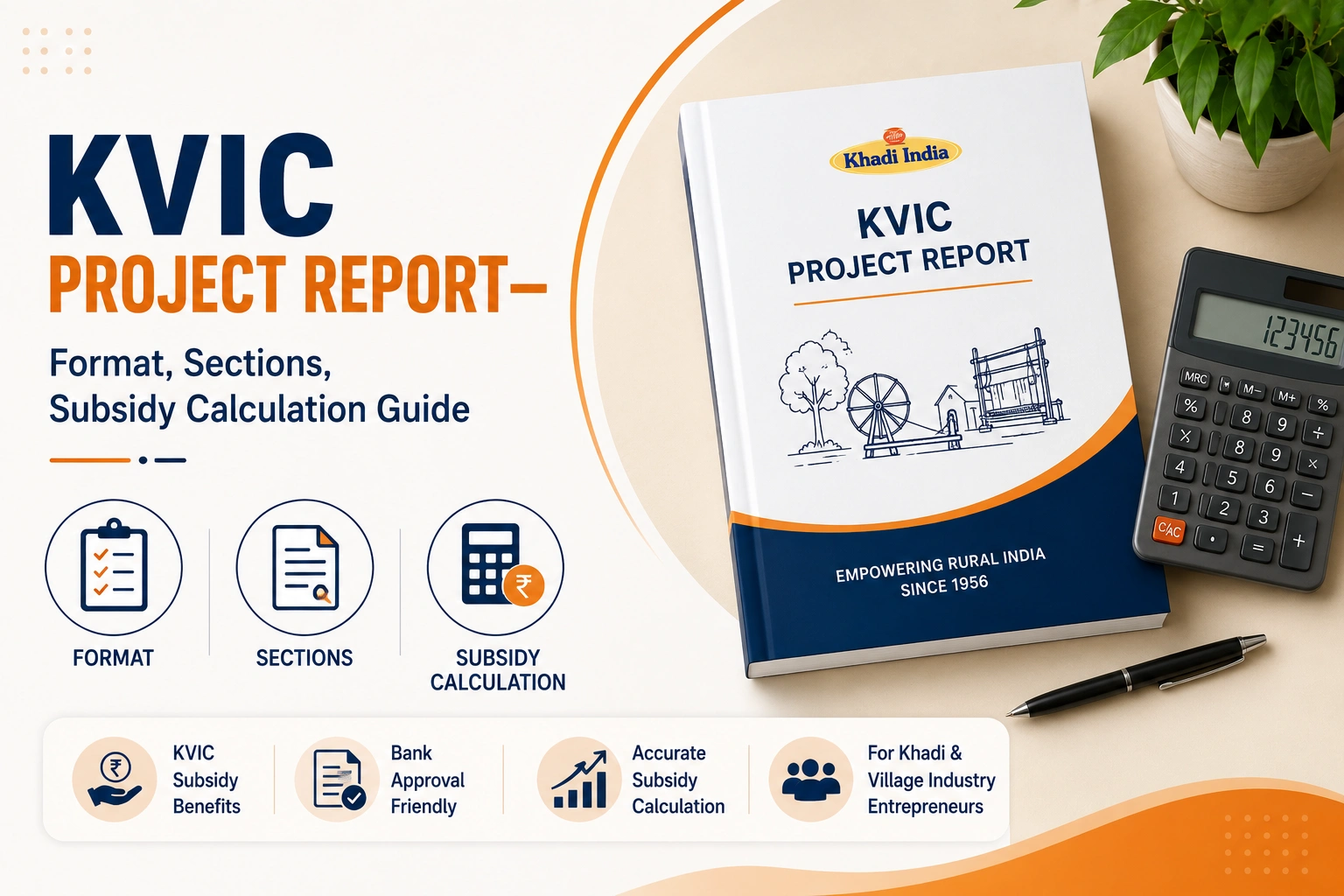 KVIC Project Report 2026 — Format, Sections, Subsidy Calculation Guide