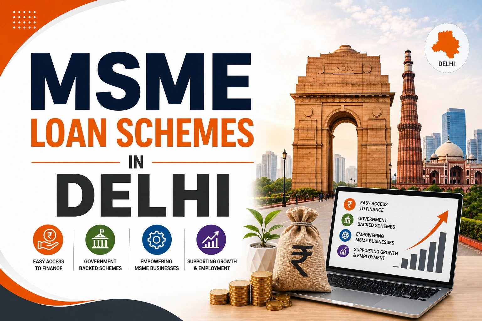 MSME Loan Schemes in Delhi 2026 — Complete Guide: State Schemes, Industrial Clusters, and Scheme Stacking