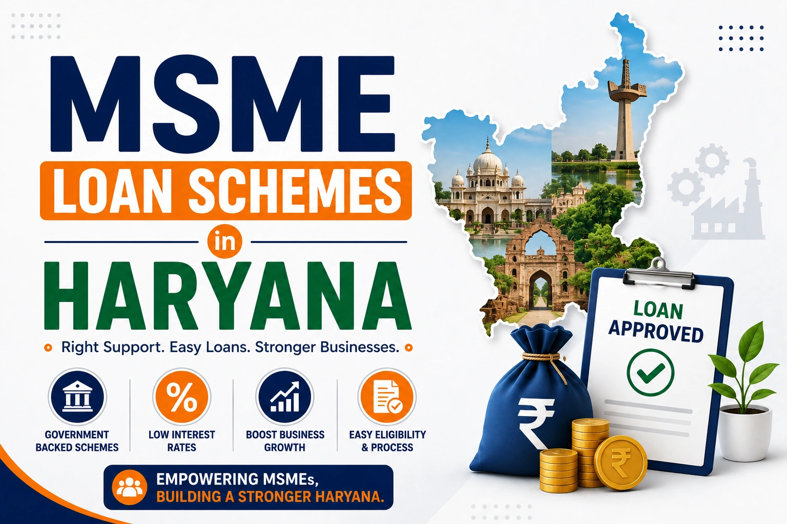 MSME Loan Schemes in Haryana 2026 — Central and State Government Complete Guide